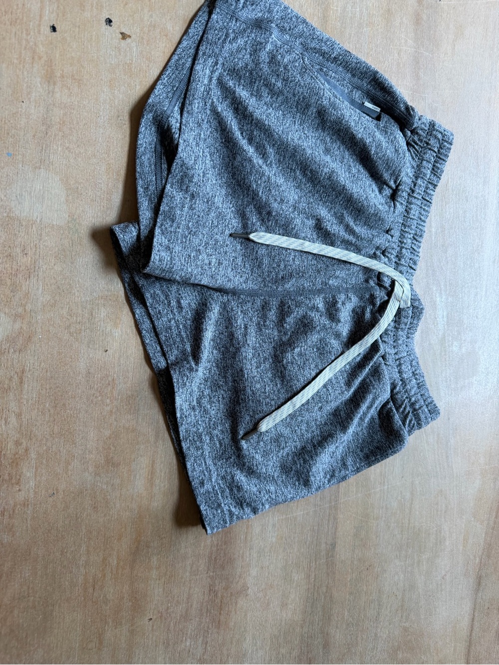 Vuori Heather Gray Athletic Lounge Shorts